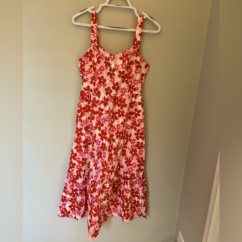 Draper James Tie Back Printed Dress